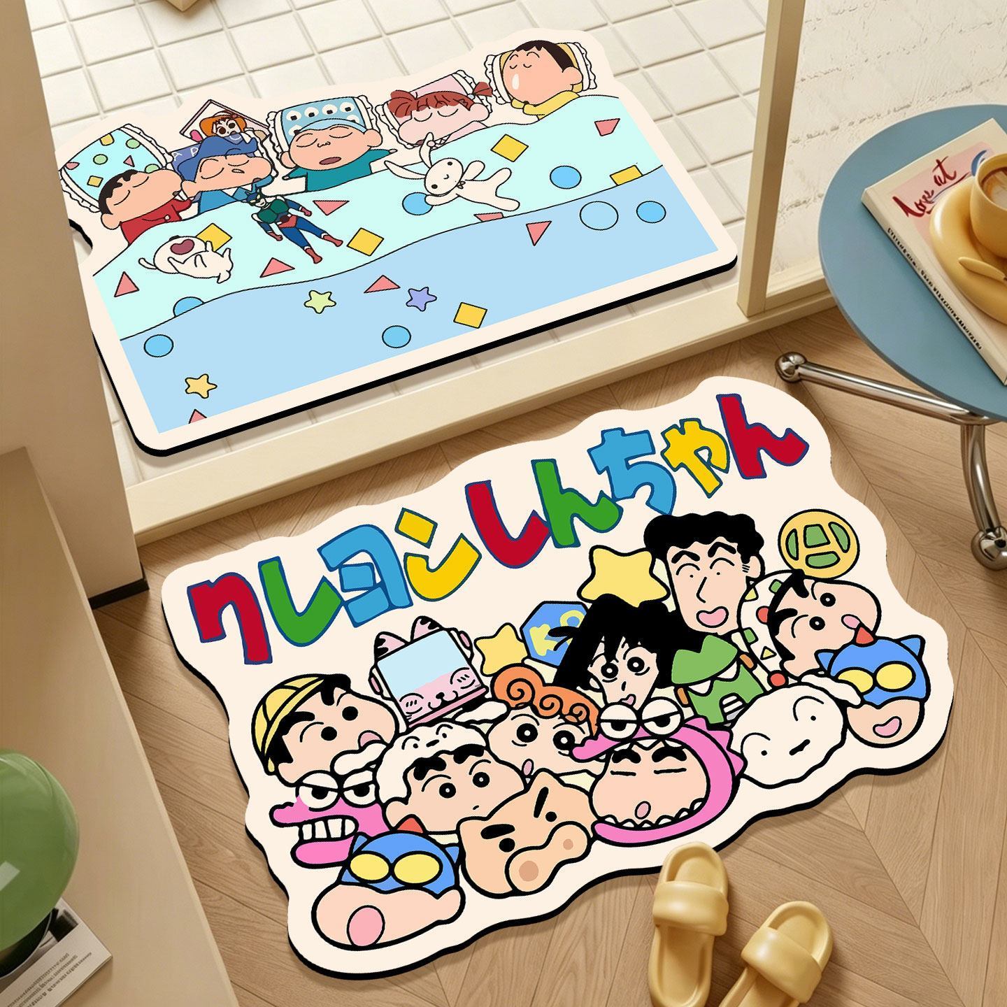 Home Bathroom Mats - Crayon Shin‑chan Irregular Bath Mat, Cartoon