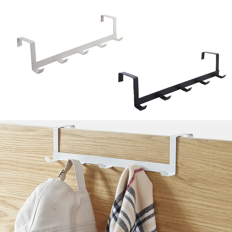 Home Goods Bathroom Storage - Hooks Over The Door 5 Hooks