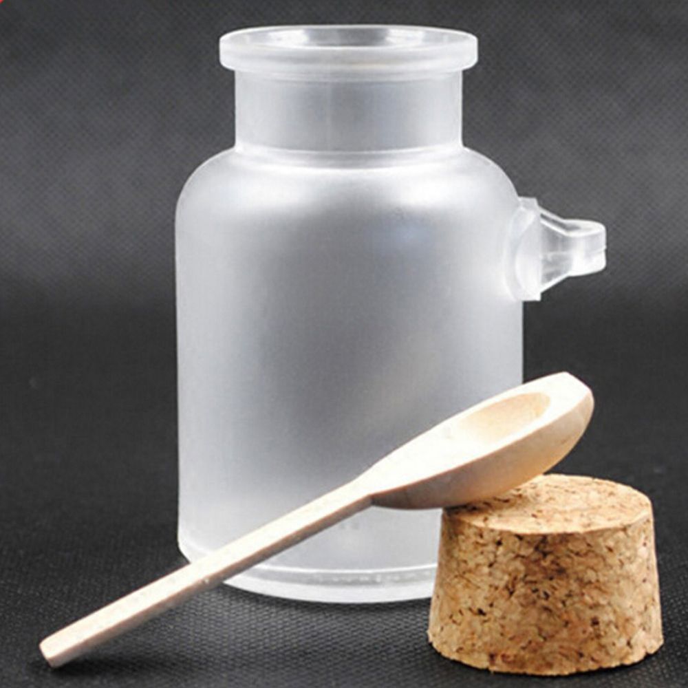 Bath Salts Jar - Cork Sealed Jar Storage Bottle Cosmetic