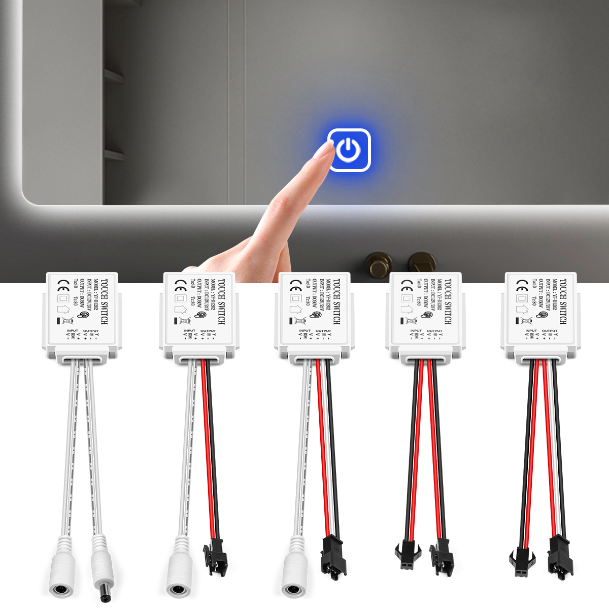 Home Theater Bathroom - HOT DC12V-24V Dimmable Touch Sensor Switch