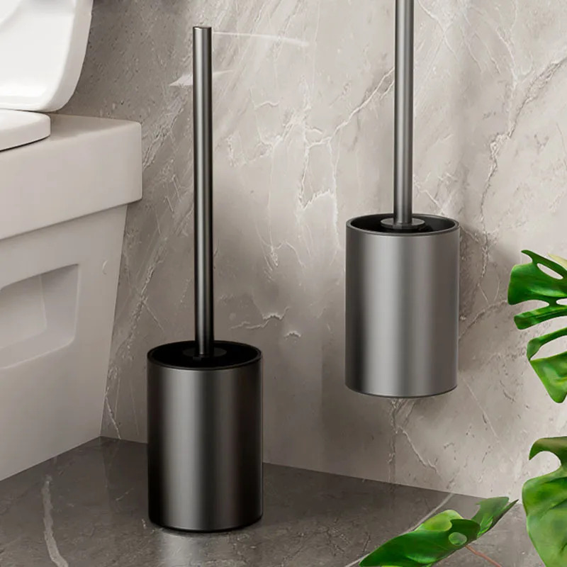 Home Bathroom Gadgets - Bathroom Toilet Brush Holder Cleaning Tools