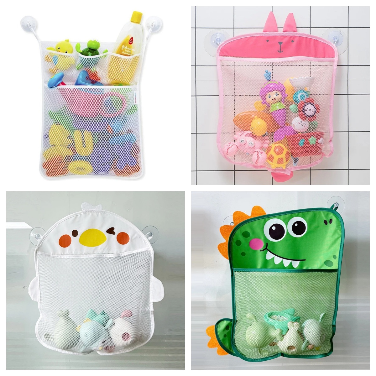Home Goods Bathroom Storage - Baby Bathroom Mesh Bag Cartoon Animal