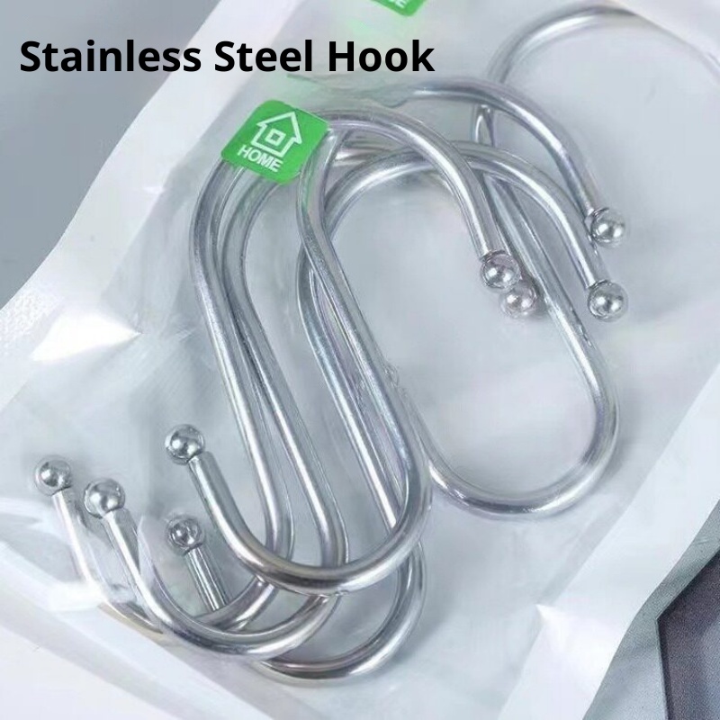 Stainless Steel S Shape Hook M - đánh giá và giá Home Goods Bathroom Storage