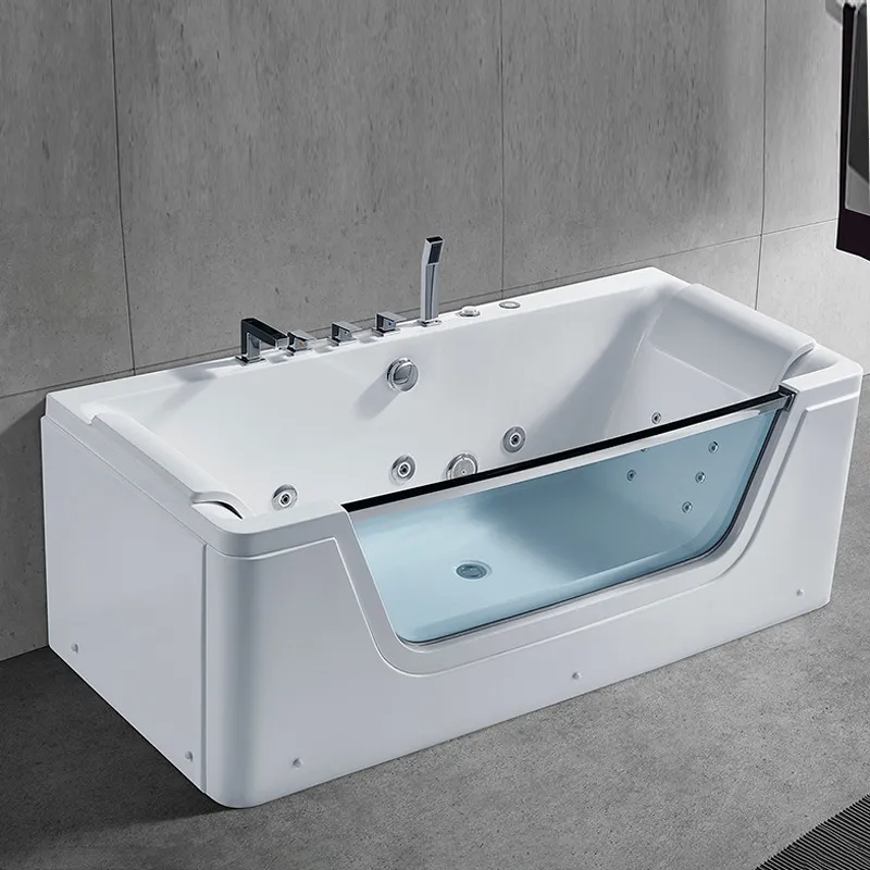 Smart Acrylic Jacuzzi Tub Doub - đánh giá và giá Home Bathroom Jacuzzi Tub