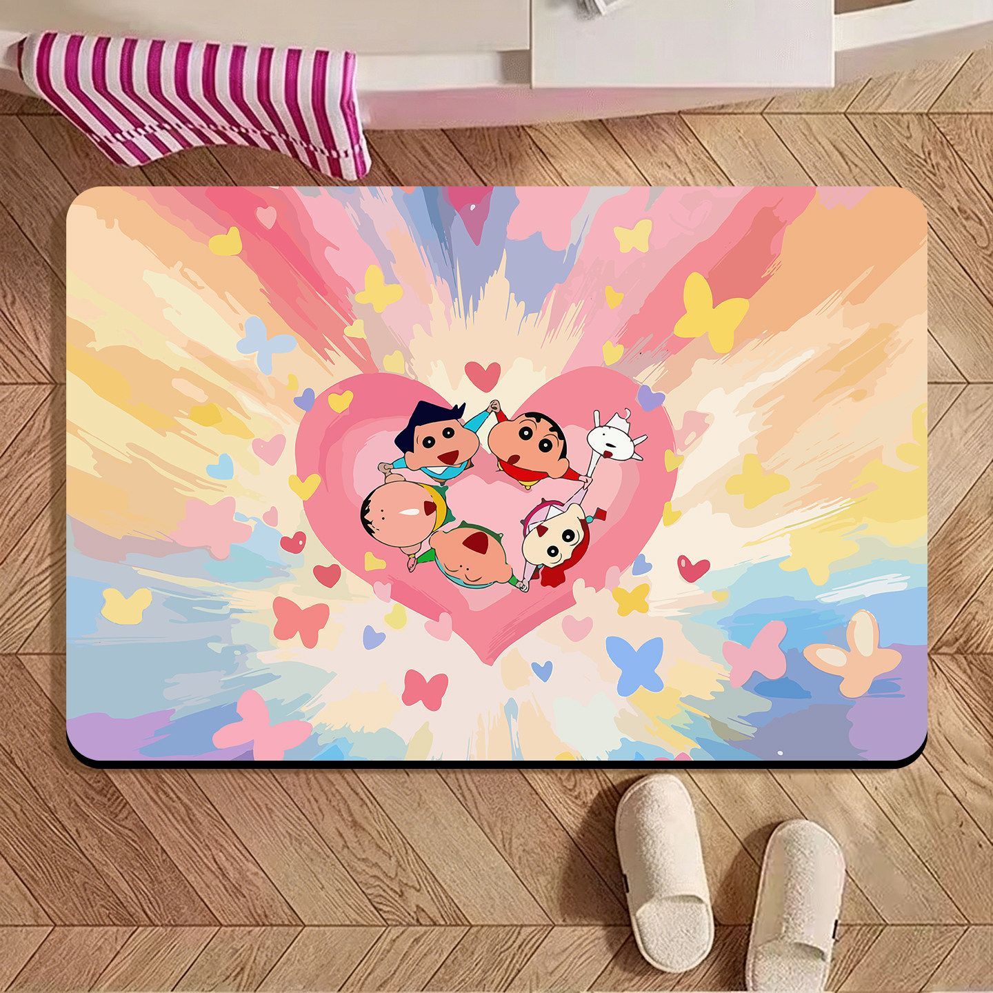 Crayon Shin‑chan Irregular Bat - đánh giá và giá Home Bathroom Mats
