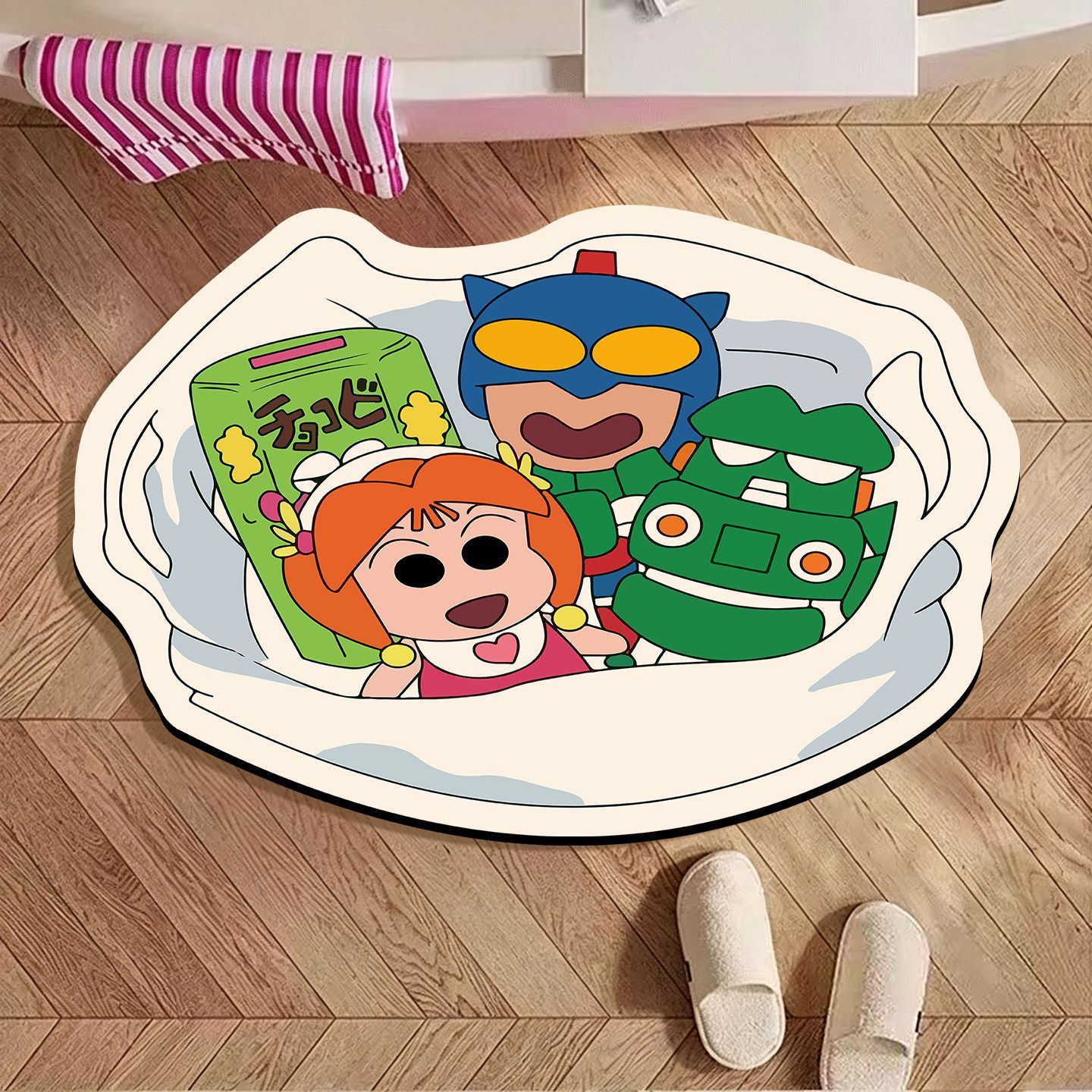 Crayon Shin‑chan Irregular Bat - đánh giá và giá Home Bathroom Mats
