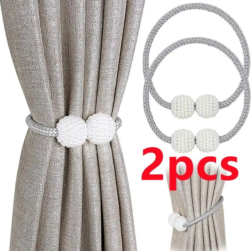 1/2PCS Pearl Magnetic Curtain  - đánh giá và giá Home Bathroom Accessories