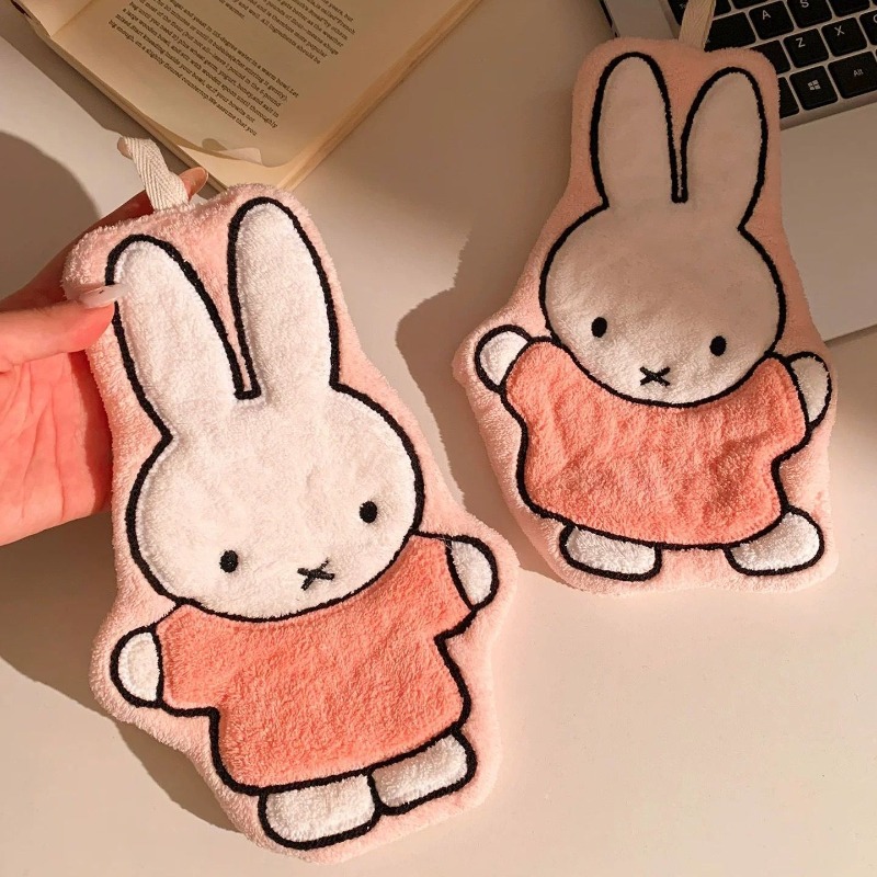 2Pcs/set Cute Miffy Towel Home - đánh giá và giá Home Goods Bathroom Sets