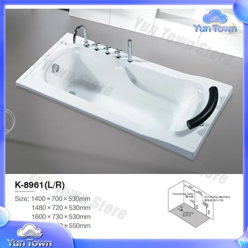 Single Soaking Hot Tub for Hom - đánh giá và giá Home Bathroom Jacuzzi Tub