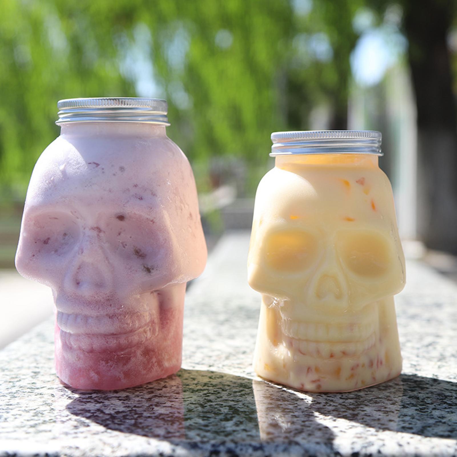 Skull Jars 500ml/800ml Reusabl - đánh giá và giá Bath Salts Jar