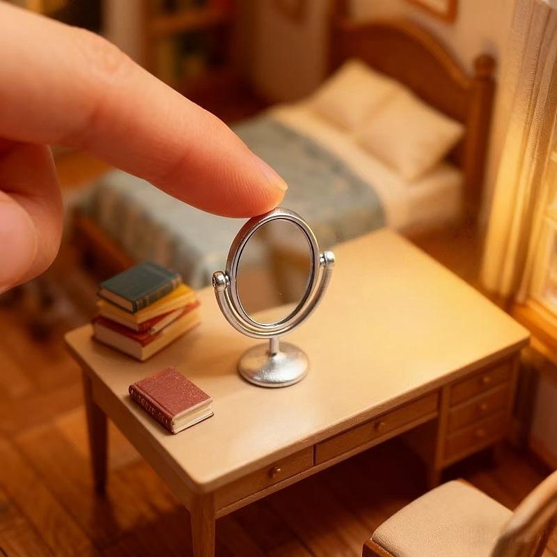 1Pcs Miniature Retro Mirror Dr - đánh giá và giá Home Theater Bathroom