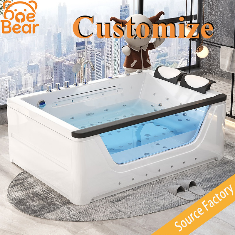 2 Person Acrylic Jacuzzi Hot T - đánh giá và giá Home Bathroom Jacuzzi Tub