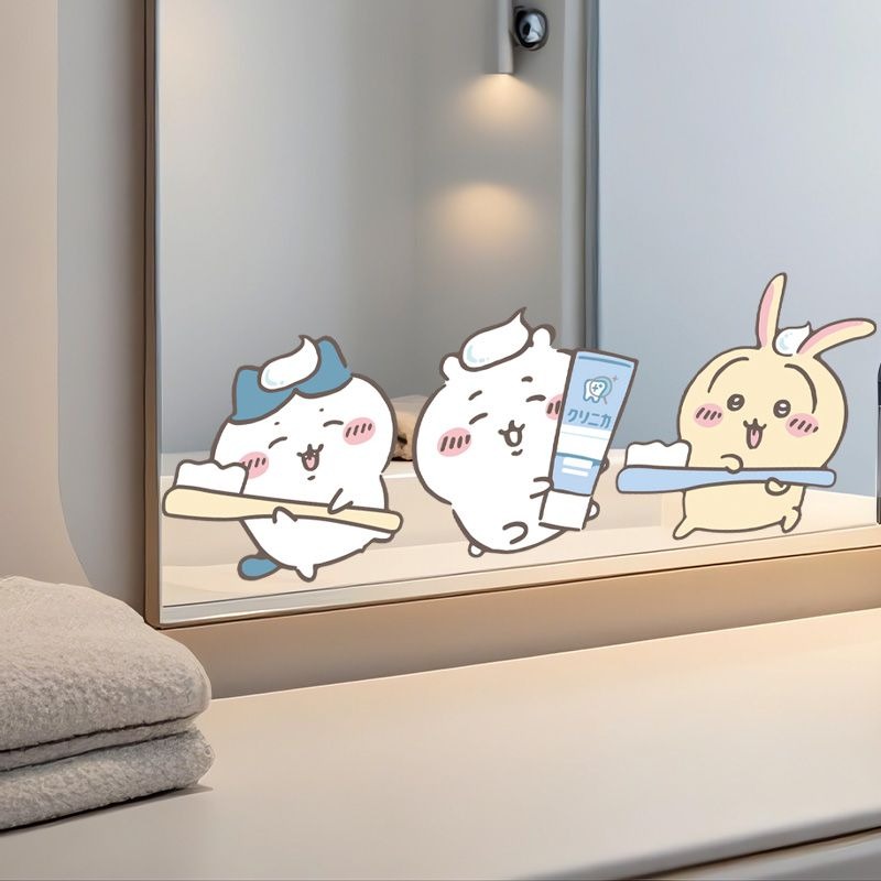 Hot Chiikawa Mirror Stickers S - đánh giá và giá Home Theater Bathroom