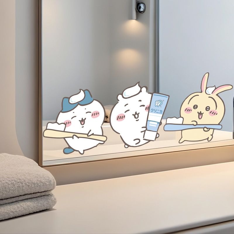 Hot Chiikawa Mirror Stickers S - đánh giá và giá Home Theater Bathroom