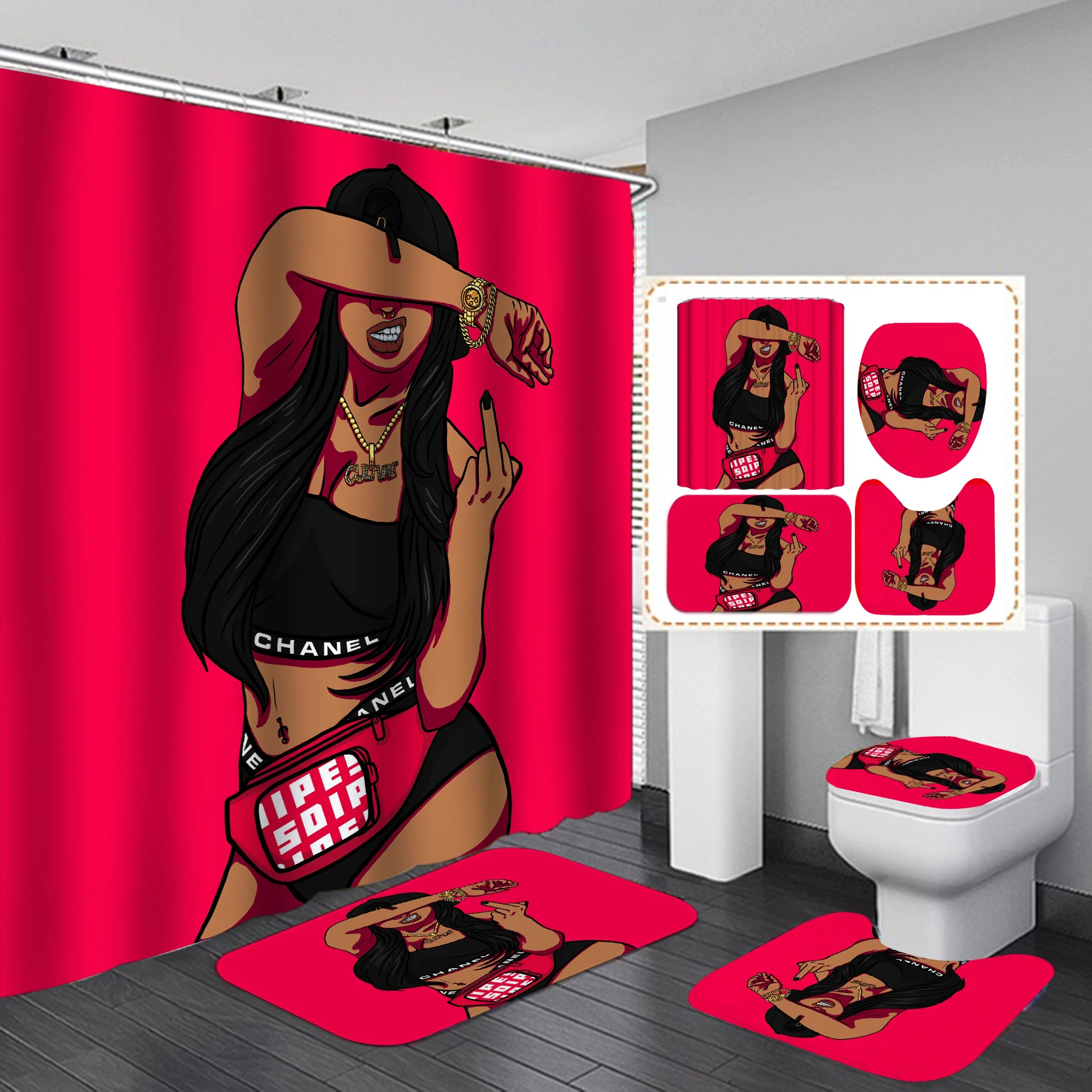 Home Goods Cool African Girl C - đánh giá và giá Home Goods Bathroom Sets