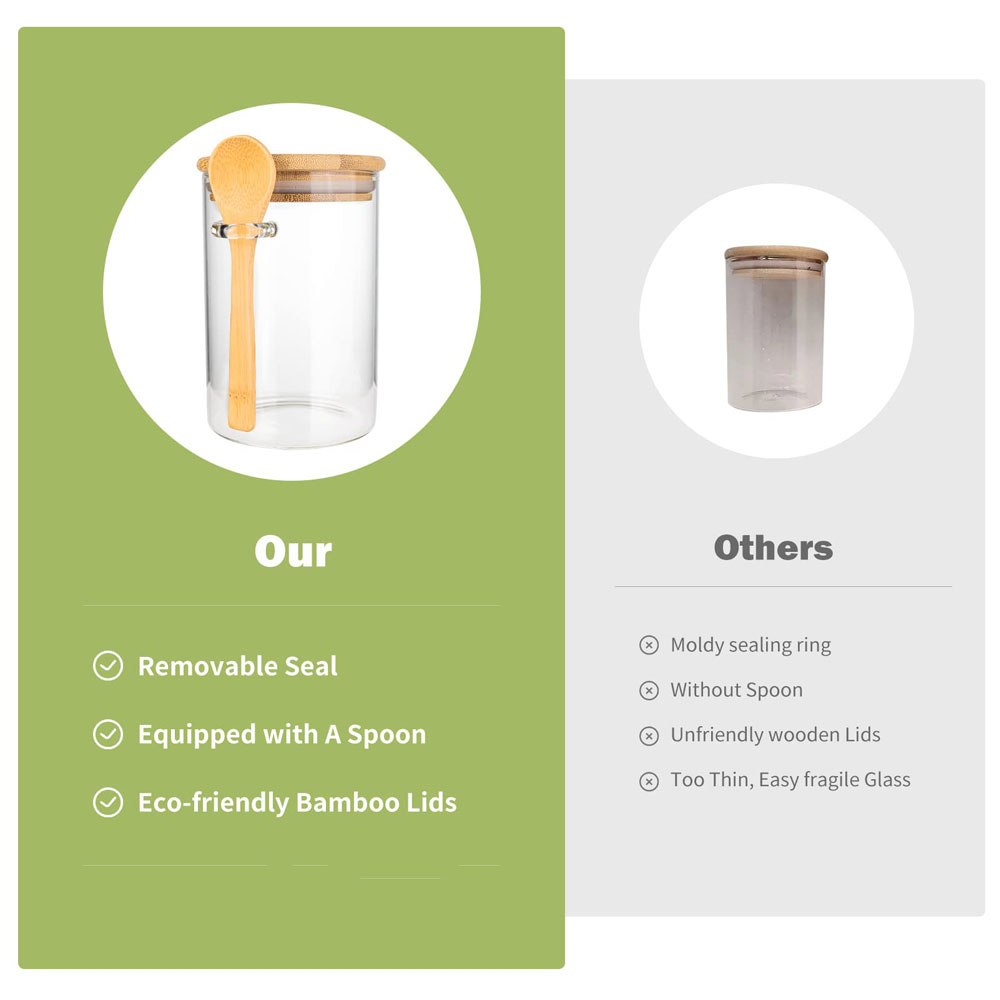 Airtight Food Storage Plastic  - đánh giá và giá Bath Salts Jar