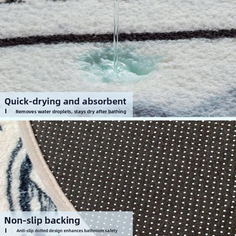 Bathroom Anti-Slip Mat Door Ma - đánh giá và giá Home Bathroom Mats