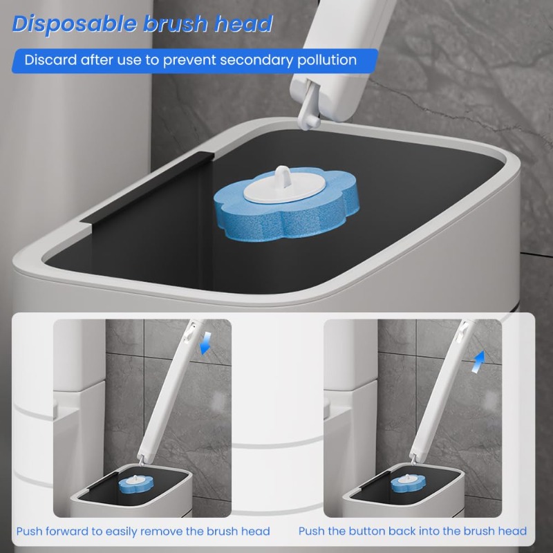 Disposable Toilet Brush Cleane - đánh giá và giá Home Bathroom Gadgets