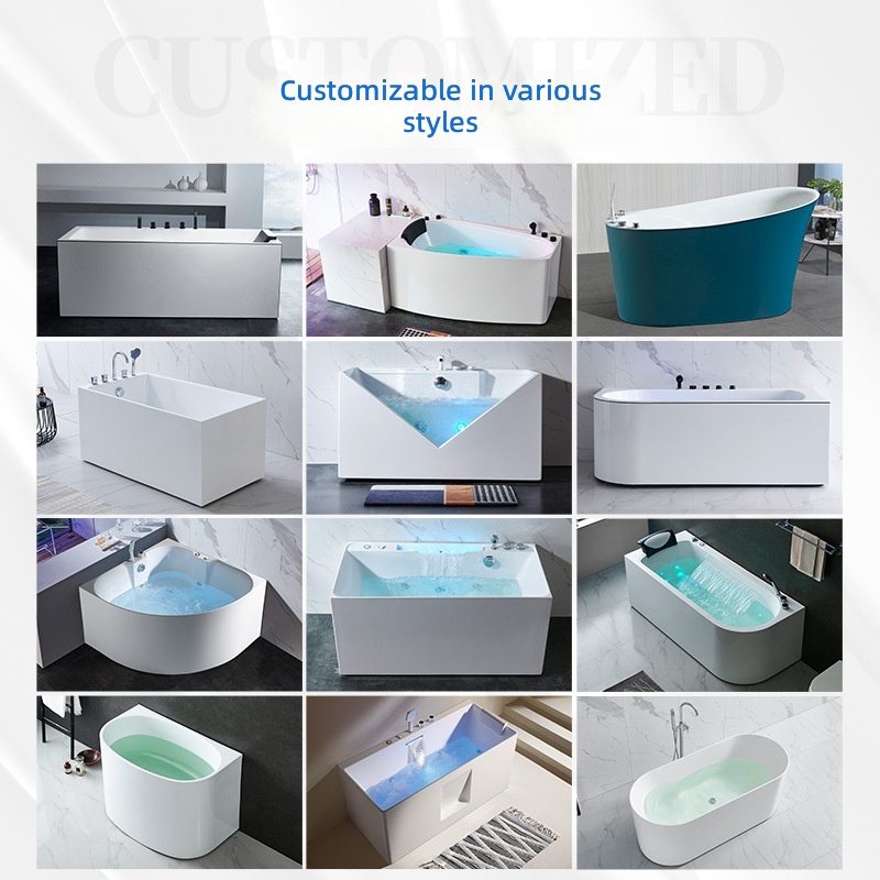 Acrylic Massage Bathtub, Smart - đánh giá và giá Home Bathroom Jacuzzi Tub