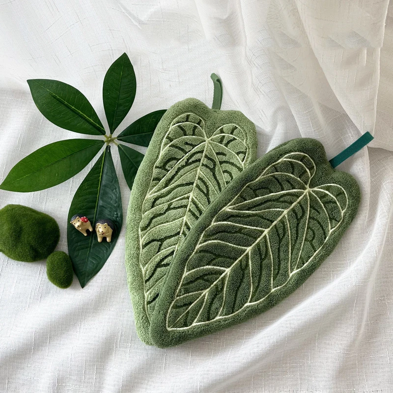 1PC Hot Plant Hand Towel Clean - đánh giá và giá Home Bathroom Gadgets
