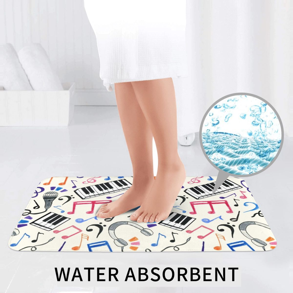 Good Beats - Music Notes & Sym - đánh giá và giá Home Goods Bathroom Sets
