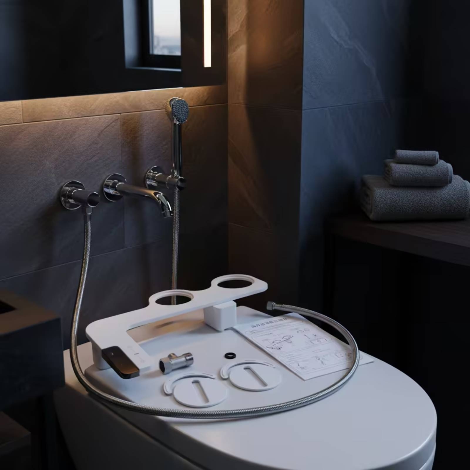 Bidet with Side Control Panel  - đánh giá và giá Home Bathroom Accessories
