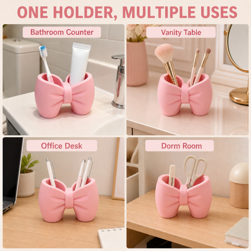 Bow Toothbrush Holder Cute Bat - đánh giá và giá Home Goods Bathroom Storage
