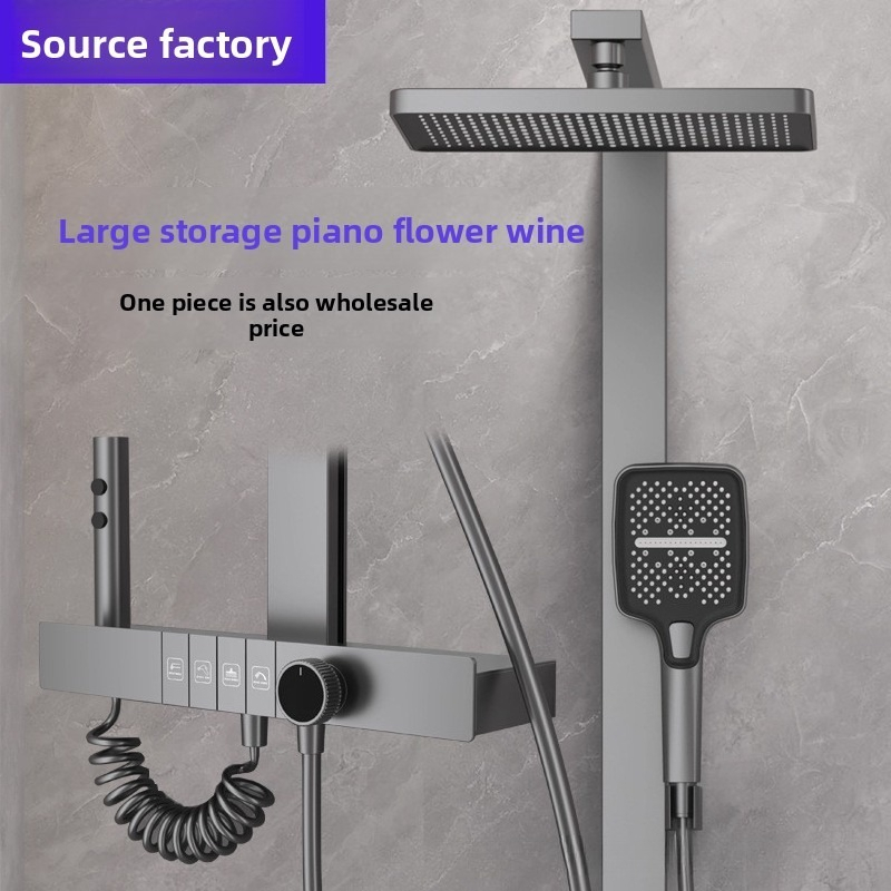 Digital Shower Head Set Pressu - đánh giá và giá Home Bathroom Set