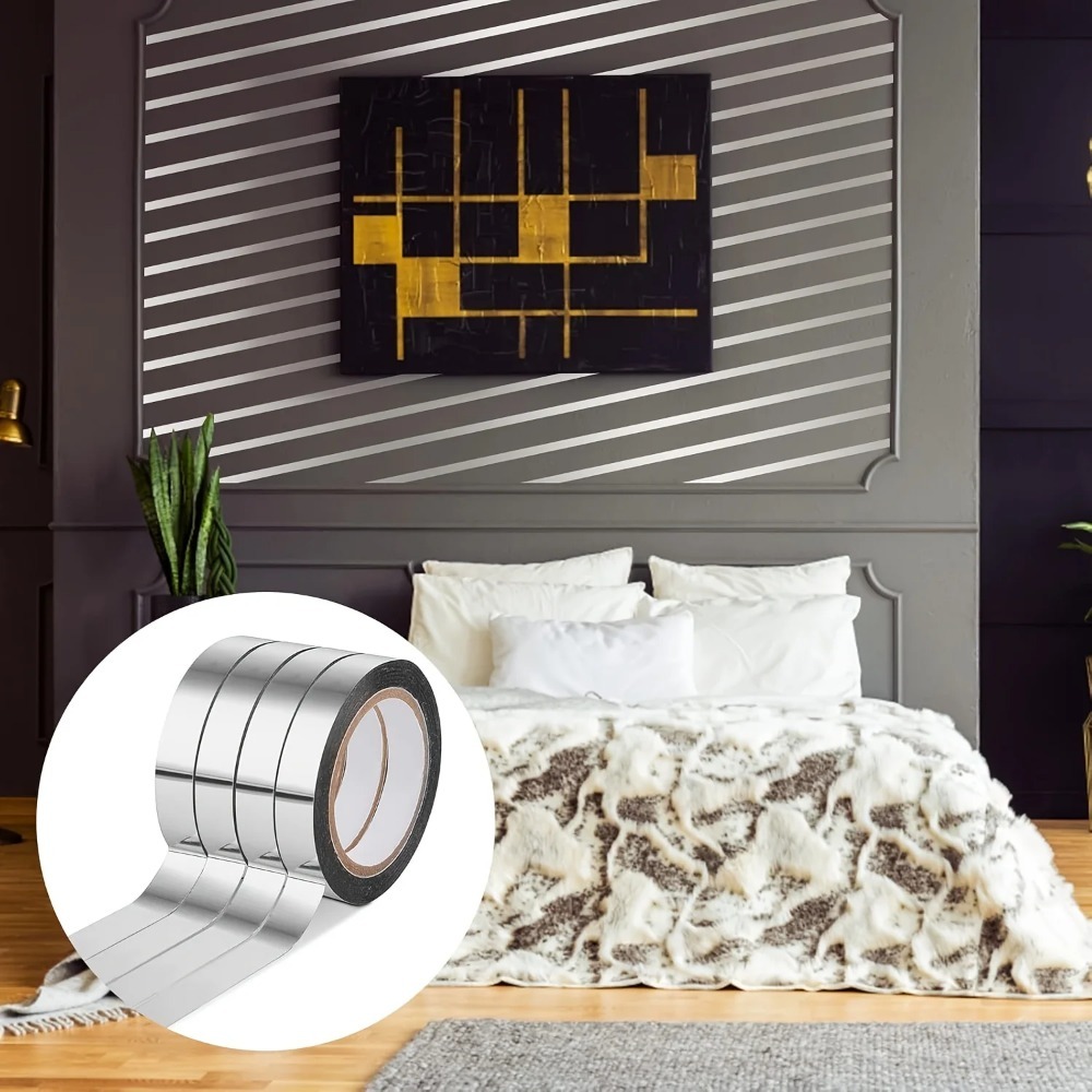 Silvery Metallic Mirror Tape,A - đánh giá và giá Home Theater Bathroom