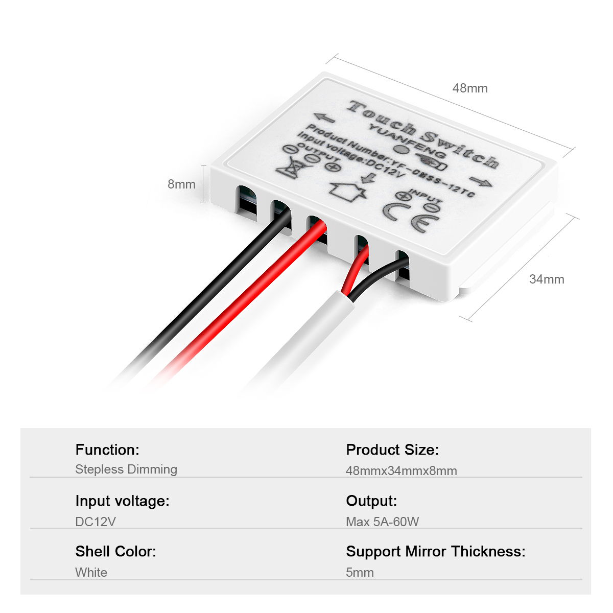 12V 5A LED Dimmer Switch Capac - đánh giá và giá Home Theater Bathroom