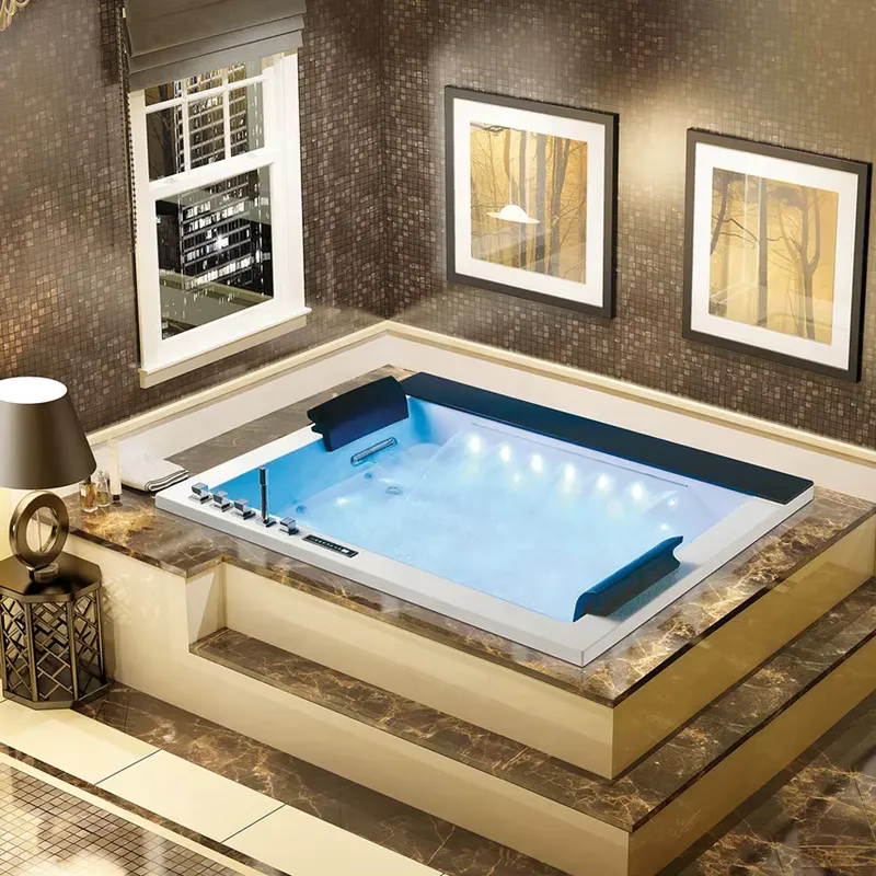 Double Bath Jacuzzi with Digit - đánh giá và giá Home Bathroom Jacuzzi Tub