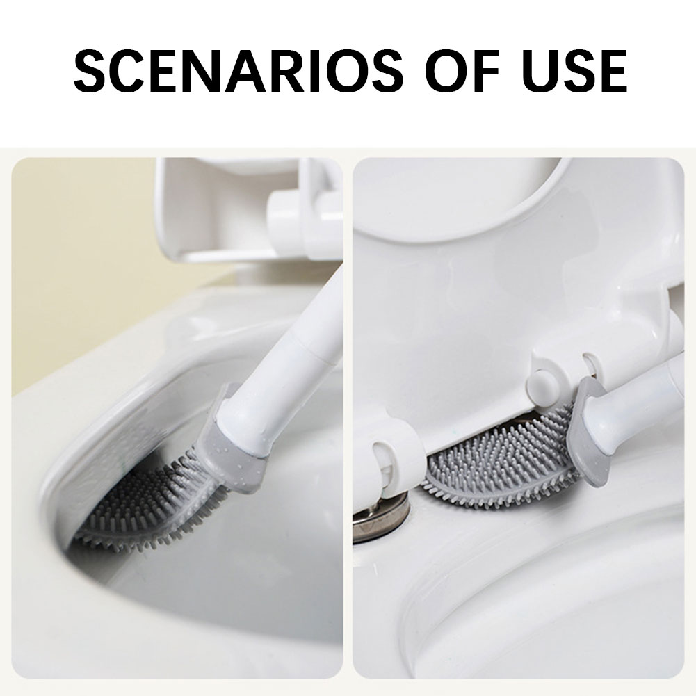 Silicone Toilet Brush With Hol - đánh giá và giá Home Bathroom Gadgets