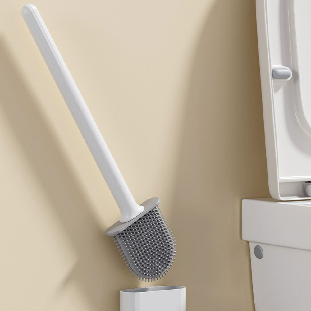 Silicone Toilet Brush With Hol - đánh giá và giá Home Bathroom Gadgets