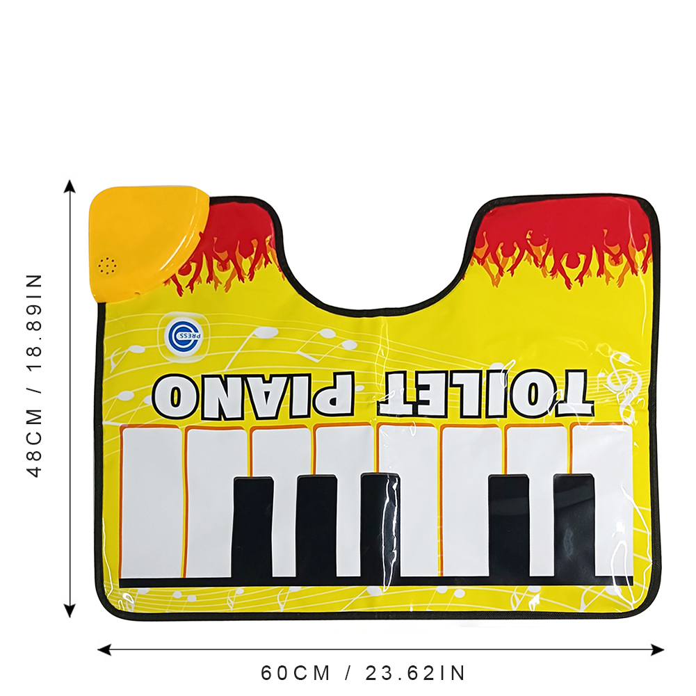 Toilet Piano Mat Novelty Potty - đánh giá và giá Home Bathroom Mats