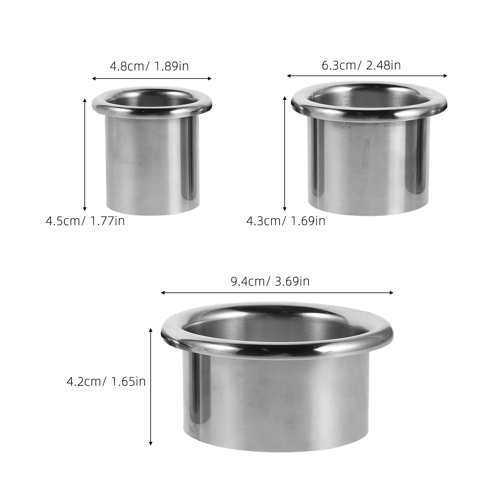 3Pcs Stainless Steel Hair Drye - đánh giá và giá Home Goods Bathroom Storage