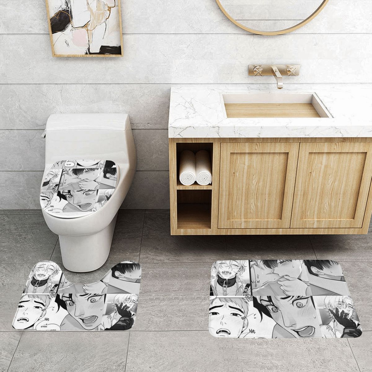 The Good Yaoi Boys 3 Pcs Bath  - đánh giá và giá Home Goods Bathroom Sets