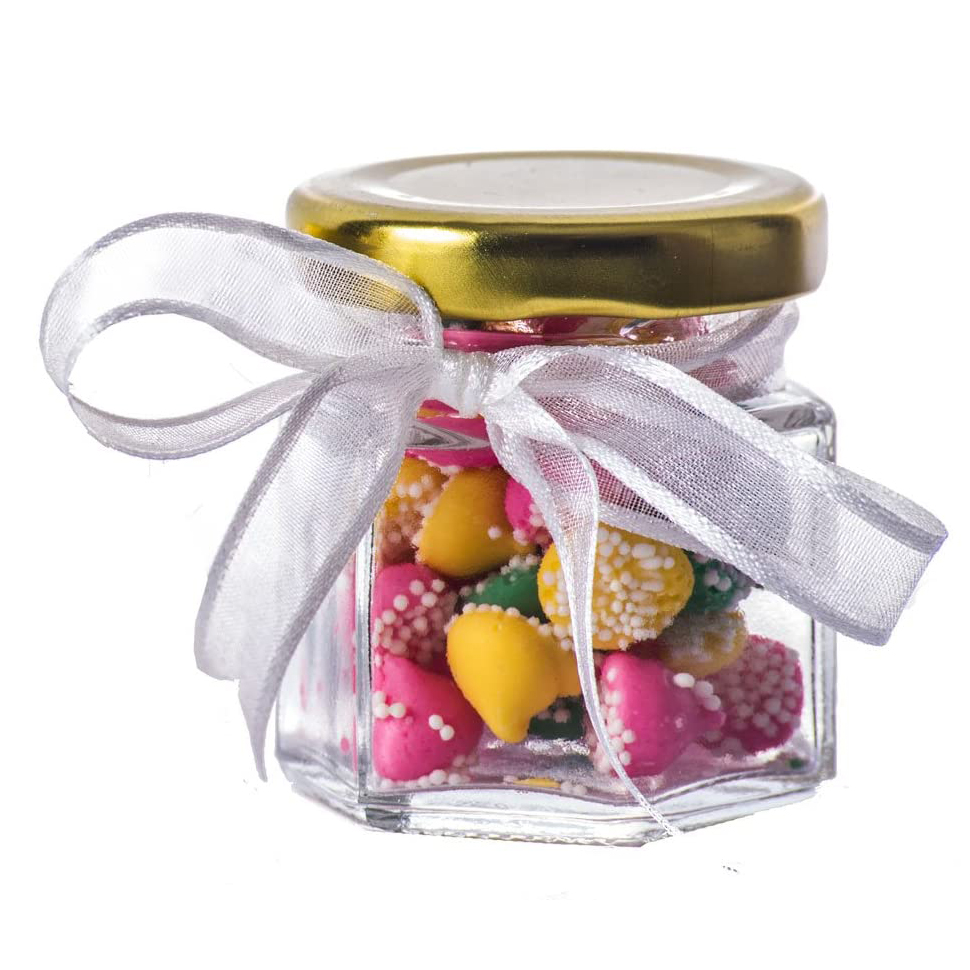 Lục Giác Lọ Thủy Tinh Cao Cấp  - đánh giá và giá Bath Salts Jar