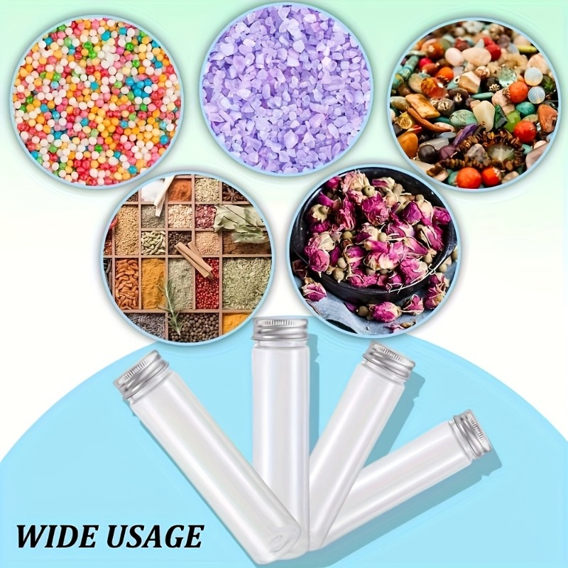 25pcs Plastic Transparent Tube - đánh giá và giá Bath Salts Jar